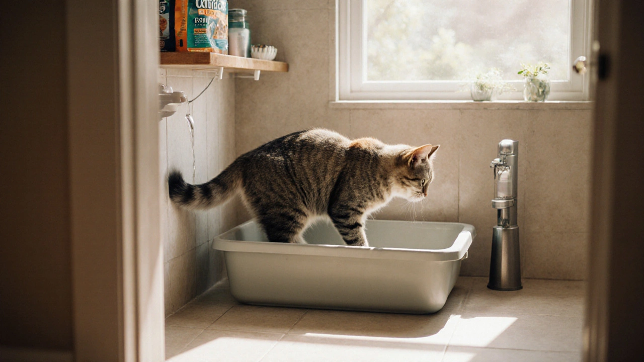 Сколько раз в день кот ходит в туалет: норма и когда бить тревогу