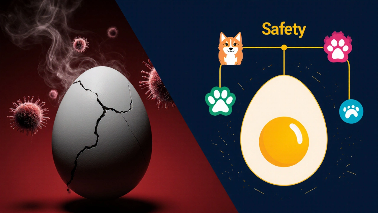 Сравнение сырого и вареного яйца: опасность и безопасность.