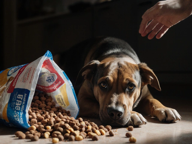 Какой корм для собак вызывает судороги: опасные ингредиенты и что делать, если собака подавилась