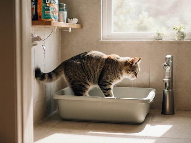 Сколько раз в день кот ходит в туалет: норма и когда бить тревогу