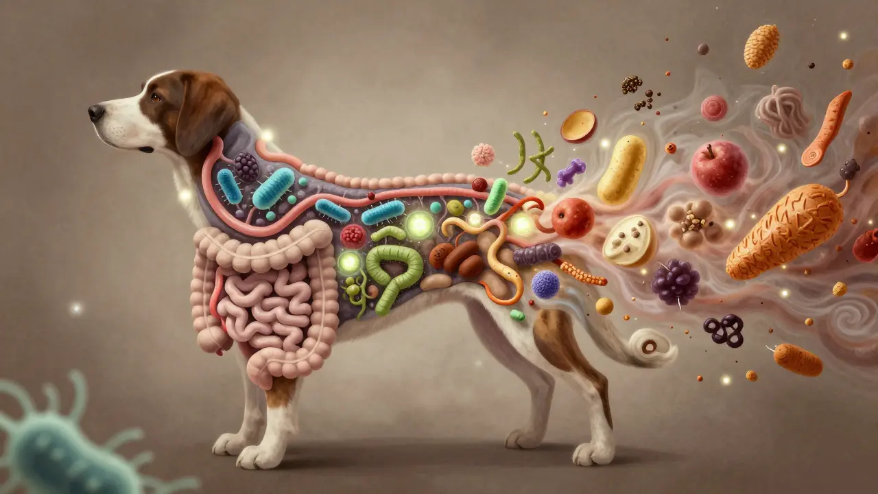 Хрупкая экосистема кишечника собаки в гармонии и в хаосе.
