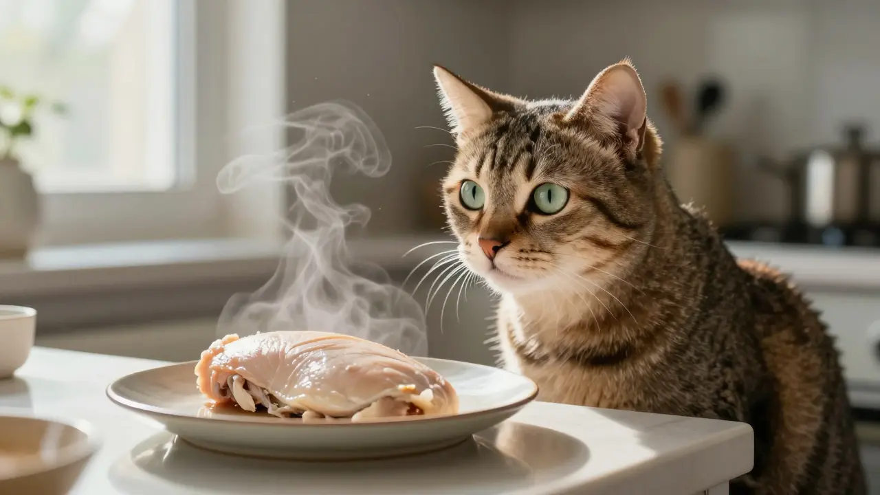 Можно ли кормить кошку куриной грудкой: правила и опасности