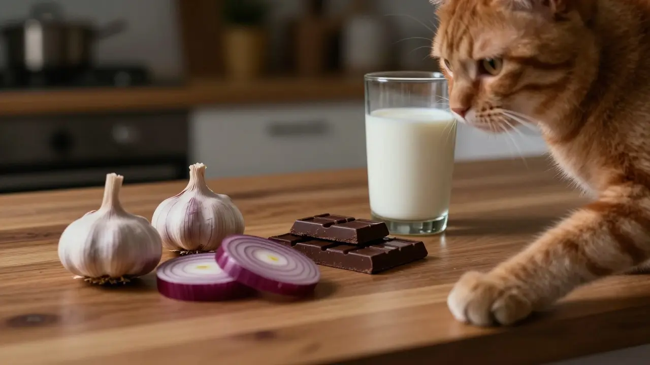 Какие корма и продукты опасны для кошек: полный список запрещенного питания